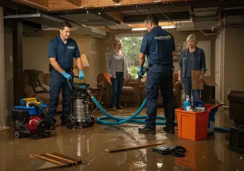 Basement Water Extraction and Removal Techniques process in Fairview, NC