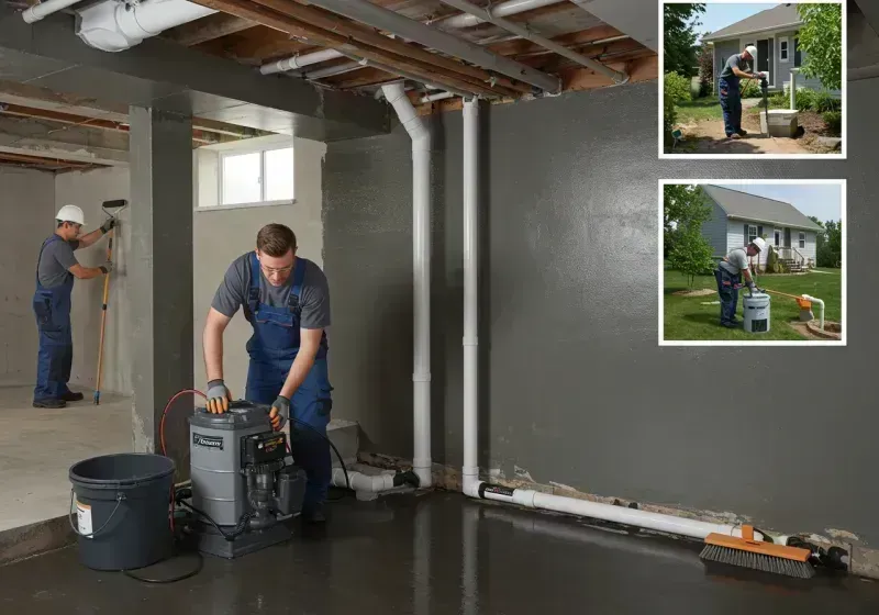 Basement Waterproofing and Flood Prevention process in Fairview, NC